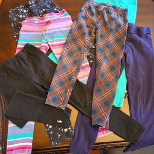 Lot of 6 Pairs of Girls Pants